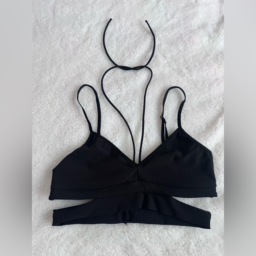 Adiktd Black Crop Top